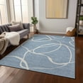 thumbnail image 1 of Addison Rugs Chantille Indoor/Outdoor Transitional Geometric, Abstract Denim Washable Rectangle Rug, 10' x 14', 1 of 6