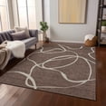 thumbnail image 1 of Addison Rugs Chantille Indoor/Outdoor Transitional Geometric, Abstract Brown Washable Rectangle Rug, 10' x 14', 1 of 6