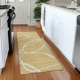 thumbnail image 1 of Addison Rugs Chantille Indoor/Outdoor Transitional Geometric, Abstract Gold Washable Runner Rug, 2'3" x 7'6", 1 of 6