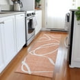 thumbnail image 1 of Addison Rugs Chantille Indoor/Outdoor Transitional Geometric, Abstract Salmon Washable Runner Rug, 2'3" x 7'6", 1 of 6