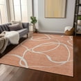 thumbnail image 1 of Addison Rugs Chantille Indoor/Outdoor Transitional Geometric, Abstract Salmon Washable Rectangle Rug, 5' x 7'6", 1 of 6