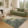 thumbnail image 1 of Addison Rugs Chantille Indoor/Outdoor Contemporary Abstract Basil Machine Washable Rectangle Rug, 10' x 14', 1 of 8