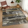thumbnail image 1 of Addison Rugs Chantille Indoor/Outdoor Contemporary Abstract Black Machine Washable Rectangle Rug, 10' x 14', 1 of 8