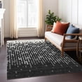 thumbnail image 1 of Addison Rugs Chantille Indoor/Outdoor Contemporary Abstract Black Machine Washable Rectangle Rug, 10' x 14', 1 of 8