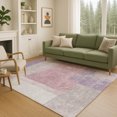 thumbnail image 1 of Addison Rugs Chantille Indoor/Outdoor Contemporary Abstract Blush Machine Washable Rectangle Rug, 3' x 5', 1 of 8