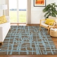 thumbnail image 1 of Addison Rugs Chantille Indoor/Outdoor Contemporary Abstract Chocolate Machine Washable Rectangle Rug, 10' x 14', 1 of 8