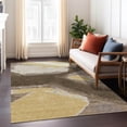 thumbnail image 1 of Addison Rugs Chantille Indoor/Outdoor Contemporary Abstract Chocolate Machine Washable Rectangle Rug, 3' x 5', 1 of 8