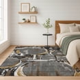 thumbnail image 1 of Addison Rugs Chantille Indoor/Outdoor Contemporary Abstract Gray Machine Washable Rectangle Rug, 10' x 14', 1 of 8