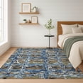 thumbnail image 1 of Addison Rugs Chantille Indoor/Outdoor Contemporary Abstract Navy Machine Washable Rectangle Rug, 9' x 12', 1 of 8