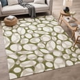 thumbnail image 1 of Addison Rugs Chantille Indoor/Outdoor Contemporary Abstract Olive Machine Washable Rectangle Rug, 5' x 7'6", 1 of 7