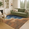 thumbnail image 1 of Addison Rugs Chantille Indoor/Outdoor Contemporary Abstract Paprika Machine Washable Rectangle Rug, 9' x 12', 1 of 8