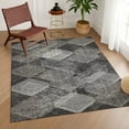thumbnail image 1 of Addison Rugs Chantille Indoor/Outdoor Contemporary Geometric Black Machine Washable Rectangle Rug, 10' x 14', 1 of 8