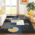 thumbnail image 1 of Addison Rugs Chantille Indoor/Outdoor Contemporary Geometric Black Machine Washable Rectangle Rug, 10' x 14', 1 of 8