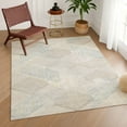 thumbnail image 1 of Addison Rugs Chantille Indoor/Outdoor Contemporary Geometric Ivory Machine Washable Rectangle Rug, 5' x 7'6", 1 of 8