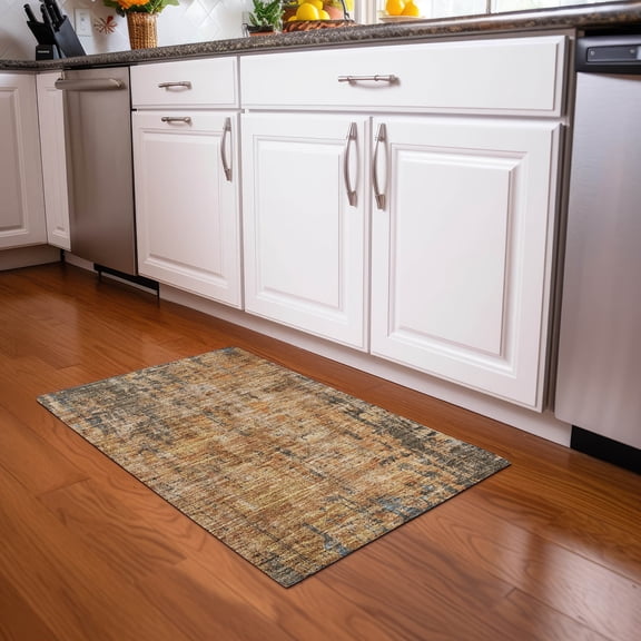 Addison Rugs Chantille Indoor/Outdoor Copper Washable Rectangle Rug, 1'8" x 2'6"