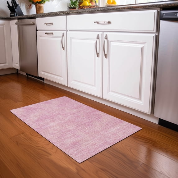 Addison Rugs Chantille Indoor/Outdoor Transitional Abstract Pink Washable Rectangle Rug, 1'8" x 2'6"