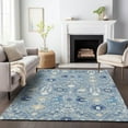 thumbnail image 1 of Addison Rugs Chantille Indoor/Outdoor Modern Abstract Denim Washable Rectangle Rug, 2'6" x 3'10", 1 of 6