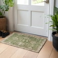 thumbnail image 1 of Addison Rugs Chantille Indoor/Outdoor Traditional Border Aloe Machine Washable Rectangle Rug, 1'8" x 2'6", 1 of 7