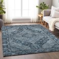 thumbnail image 1 of Addison Rugs Chantille Indoor/Outdoor Traditional Border Navy Machine Washable Rectangle Rug, 8' x 10', 1 of 7