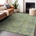 thumbnail image 1 of Addison Rugs Chantille Indoor/Outdoor Traditional Damask Aloe Washable Rectangle Rug, 3' x 5', 1 of 6