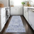 thumbnail image 1 of Addison Rugs Chantille Indoor/Outdoor Traditional Damask Blue Washable Runner Rug, 2'3" x 7'6", 1 of 6