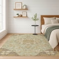 thumbnail image 1 of Addison Rugs Chantille Indoor/Outdoor Traditional Damask Celery Machine Washable Rectangle Rug, 10' x 14', 1 of 8