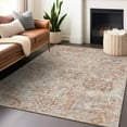 thumbnail image 1 of Addison Rugs Chantille Indoor/Outdoor Traditional Damask Coral Washable Rectangle Rug, 10' x 14', 1 of 6
