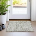 thumbnail image 1 of Addison Rugs Chantille Indoor/Outdoor Traditional Damask Ivory Washable Rectangle Rug, 1'8" x 2'6", 1 of 6