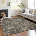 thumbnail image 1 of Addison Rugs Chantille Indoor/Outdoor Traditional Floral Brown Washable Rectangle Rug, 9' x 12', 1 of 6