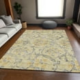 thumbnail image 1 of Addison Rugs Chantille Indoor/Outdoor Traditional Floral Gold Washable Rectangle Rug, 2'6" x 3'10", 1 of 6
