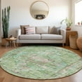thumbnail image 1 of Addison Rugs Chantille Indoor/Outdoor Traditional Global Aloe Machine Washable Round Rug, 8' x 8', 1 of 7