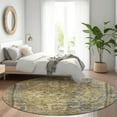thumbnail image 1 of Addison Rugs Chantille Indoor/Outdoor Traditional Global Aloe Washable Round Rug, 8' x 8', 1 of 6