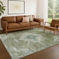 thumbnail image 1 of Addison Rugs Chantille Indoor/Outdoor Traditional Global Basil Machine Washable Rectangle Rug, 9' x 12', 1 of 8