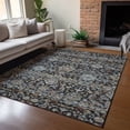 thumbnail image 1 of Addison Rugs Chantille Indoor/Outdoor Traditional Global Black Machine Washable Rectangle Rug, 10' x 14', 1 of 8
