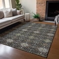 thumbnail image 1 of Addison Rugs Chantille Indoor/Outdoor Traditional Global Black Machine Washable Rectangle Rug, 3' x 5', 1 of 8