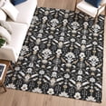 thumbnail image 1 of Addison Rugs Chantille Indoor/Outdoor Traditional Global Black Machine Washable Rectangle Rug, 3' x 5', 1 of 8