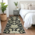 thumbnail image 1 of Addison Rugs Chantille Indoor/Outdoor Traditional Global Black Washable Runner Rug, 2'3" x 7'6", 1 of 6