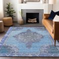 thumbnail image 1 of Addison Rugs Chantille Indoor/Outdoor Traditional Global Blue Machine Washable Rectangle Rug, 3' x 5', 1 of 7