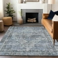 thumbnail image 1 of Addison Rugs Chantille Indoor/Outdoor Traditional Global Blue Machine Washable Rectangle Rug, 8' x 10', 1 of 7