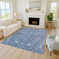 thumbnail image 1 of Addison Rugs Chantille Indoor/Outdoor Traditional Global Blue Machine Washable Rectangle Rug, 8' x 10', 1 of 8