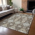 thumbnail image 1 of Addison Rugs Chantille Indoor/Outdoor Traditional Global Chocolate Machine Washable Rectangle Rug, 5' x 7'6", 1 of 8