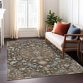 thumbnail image 1 of Addison Rugs Chantille Indoor/Outdoor Traditional Global Chocolate Machine Washable Rectangle Rug, 9' x 12', 1 of 8