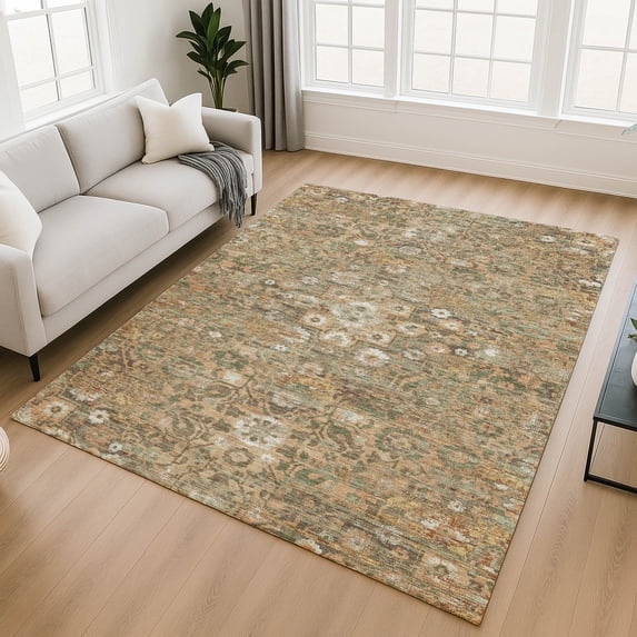 Addison Rugs Chantille Indoor/Outdoor Traditional Global Copper Machine Washable Rectangle Rug, 8' x 10'