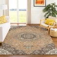 thumbnail image 1 of Addison Rugs Chantille Indoor/Outdoor Traditional Global Copper Machine Washable Rectangle Rug, 9' x 12', 1 of 8