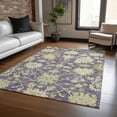 thumbnail image 1 of Addison Rugs Chantille Indoor/Outdoor Traditional Global Eggplant Washable Rectangle Rug, 9' x 12', 1 of 6