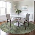 thumbnail image 1 of Addison Rugs Chantille Indoor/Outdoor Traditional Global Fern Washable Round Rug, 8' x 8', 1 of 6