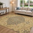 thumbnail image 1 of Addison Rugs Chantille Indoor/Outdoor Traditional Global Gold Machine Washable Rectangle Rug, 8' x 10', 1 of 8