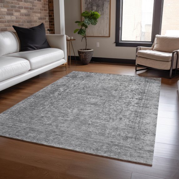 Addison Rugs Chantille Indoor/Outdoor Traditional Global Gray Washable Rectangle Rug, 3' x 5'