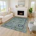 thumbnail image 1 of Addison Rugs Chantille Indoor/Outdoor Traditional Global Green Machine Washable Rectangle Rug, 10' x 14', 1 of 8