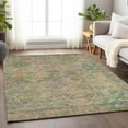 thumbnail image 1 of Addison Rugs Chantille Indoor/Outdoor Traditional Global Green Washable Rectangle Rug, 5' x 7'6", 1 of 6